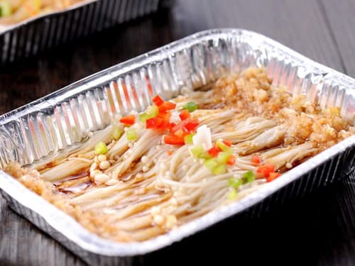 兴业锡纸烤金针菇